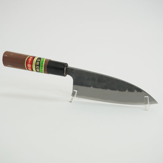 Brandnew! Rare! Japanese Tosa Double-Bevel Deba Knife Boxed Sushi Sasimi F-409