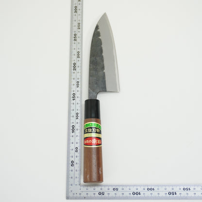 Brandnew! Rare! Japanese Tosa Double-Bevel Deba Knife Boxed Sushi Sasimi F-409