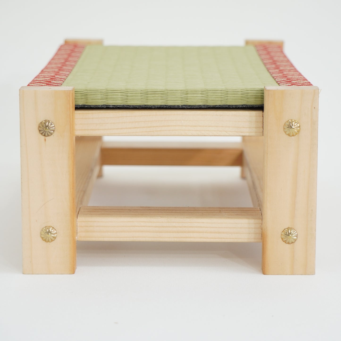 Tatami Display Stand Beeswax Finish Japanese Flower Wagara Edge Anime Figure
