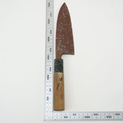 Japanese Junk Used Kitchen Knife 5pc Set Vintage Sashimi Sushi F-411