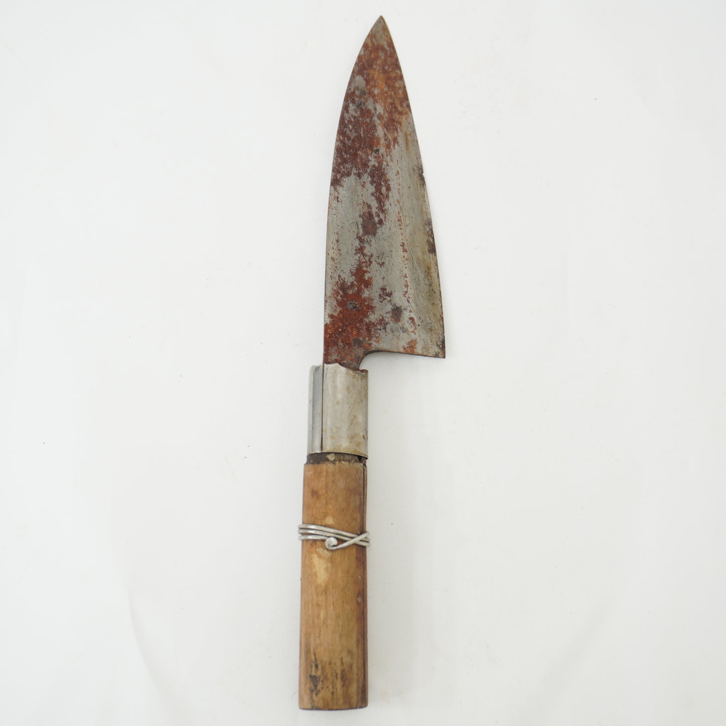 Japanese Junk Used Kitchen Knife 8pc Set Vintage Sashimi Sushi F-413