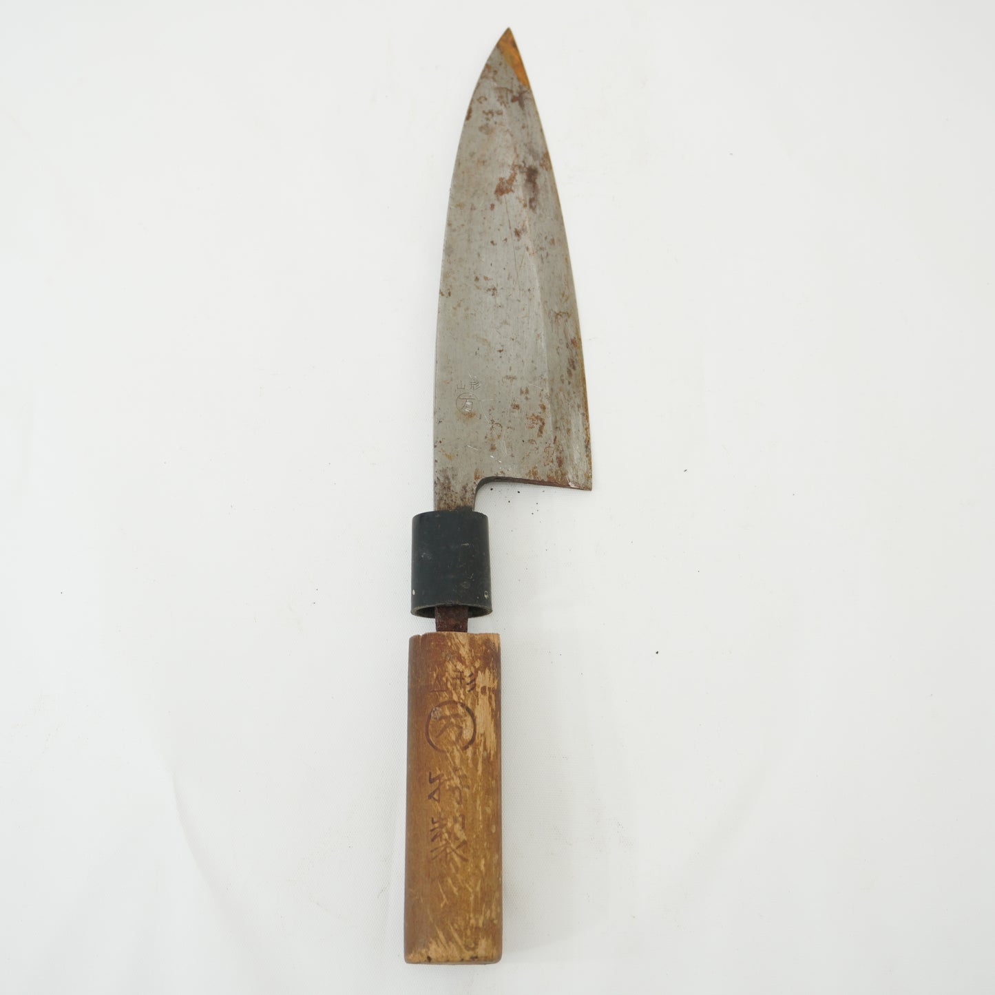 Japanese Junk Used Kitchen Knife 8pc Set Vintage Sashimi Sushi F-413