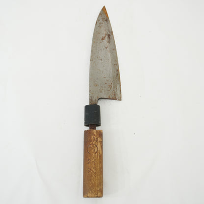 Japanese Junk Used Kitchen Knife 8pc Set Vintage Sashimi Sushi F-413