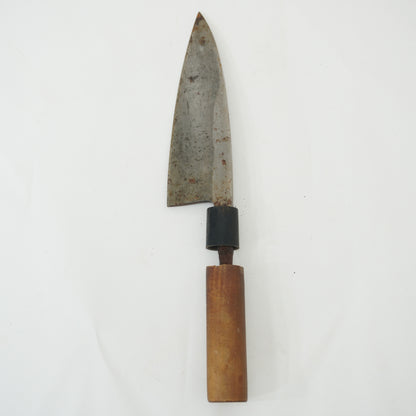Japanese Junk Used Kitchen Knife 8pc Set Vintage Sashimi Sushi F-413