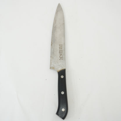 Japanese Junk Used Kitchen Knife 8pc Set Vintage Sashimi Sushi F-413