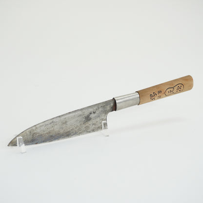 For ID bakonzo:Japanese Used Vintage Kitchen Knife Lot 3 Set Sushi Sasimi F-418