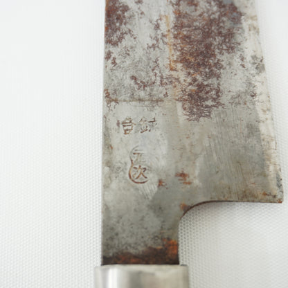 For ID bakonzo:Japanese Used Vintage Kitchen Knife Lot 3 Set Sushi Sasimi F-418