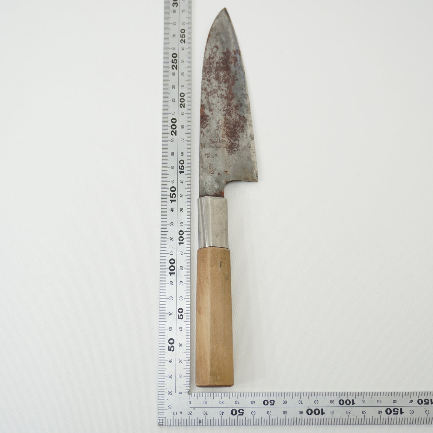 For ID bakonzo:Japanese Used Vintage Kitchen Knife Lot 3 Set Sushi Sasimi F-418