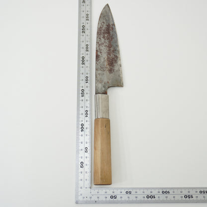 For ID bakonzo:Japanese Used Vintage Kitchen Knife Lot 3 Set Sushi Sasimi F-418