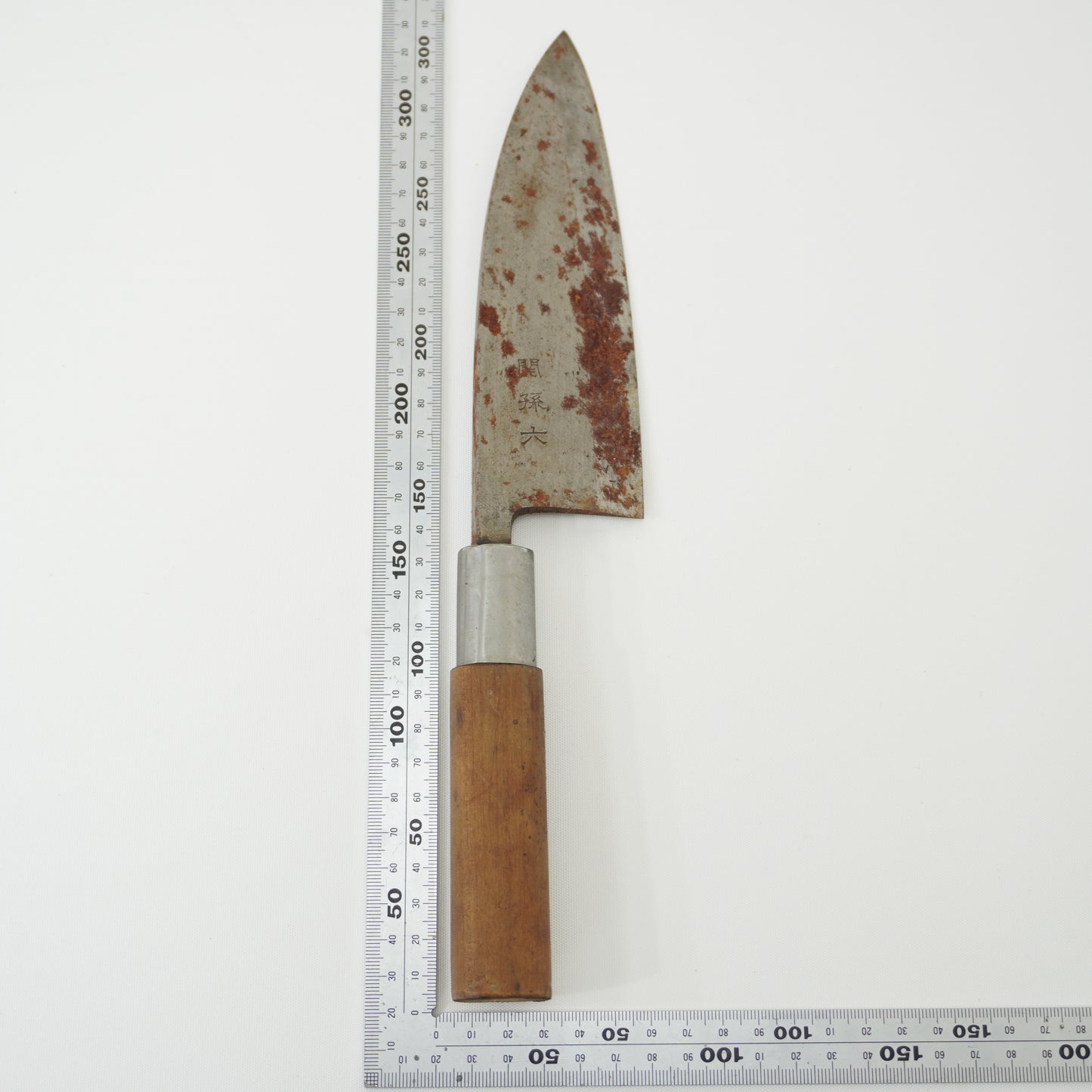For ID bakonzo:Japanese Used Vintage Kitchen Knife Lot 3 Set Sushi Sasimi F-418