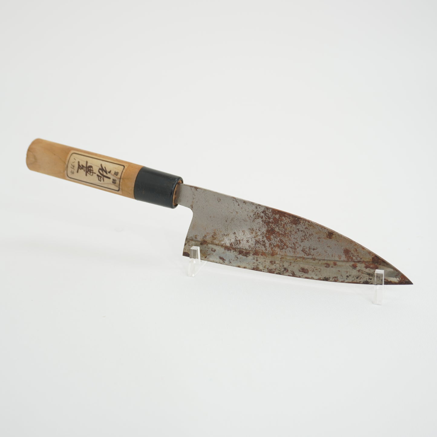 Japanese Used Kitchen Knife Lot 3 Set Incl. Rare Takohiki Sushi Sasimi F-419
