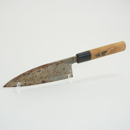 Japanese Used Kitchen Knife Lot 3 Set Incl. Rare Takohiki Sushi Sasimi F-419