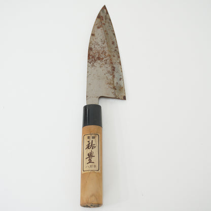 Japanese Used Kitchen Knife Lot 3 Set Incl. Rare Takohiki Sushi Sasimi F-419