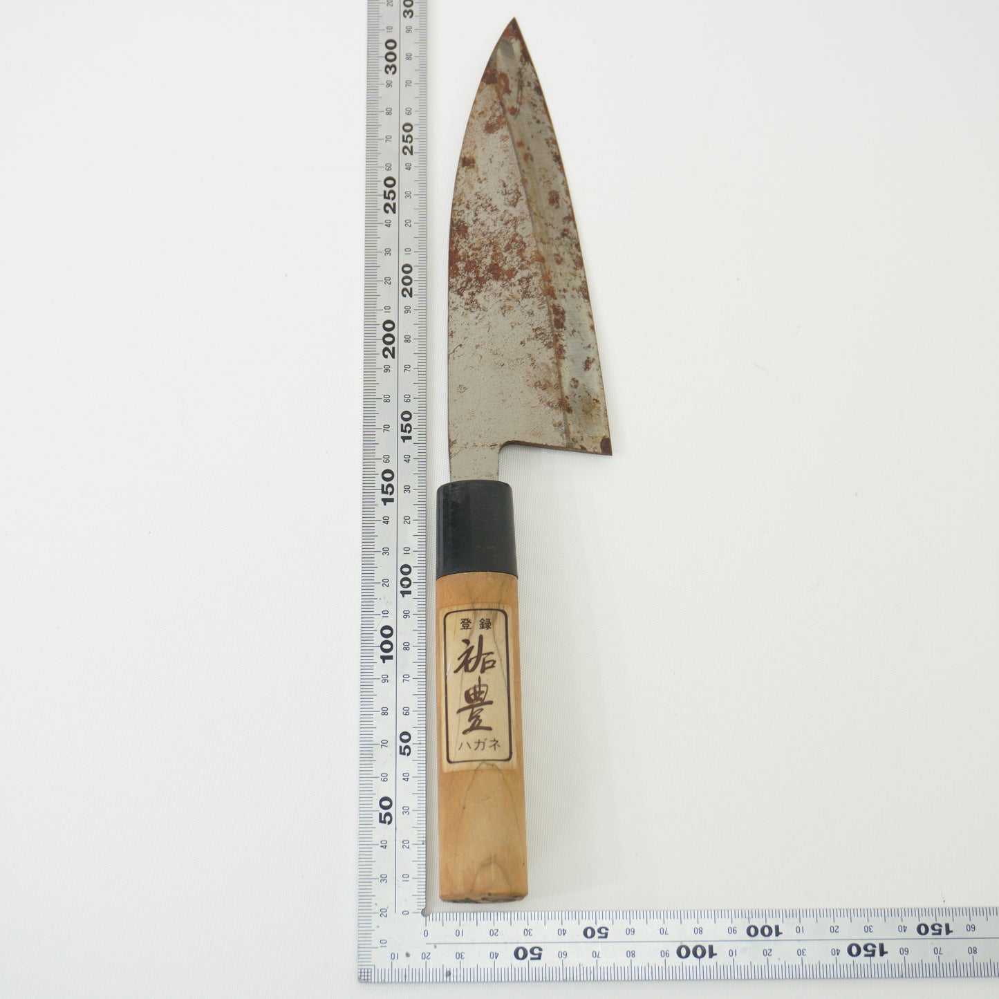 Japanese Used Kitchen Knife Lot 3 Set Incl. Rare Takohiki Sushi Sasimi F-419