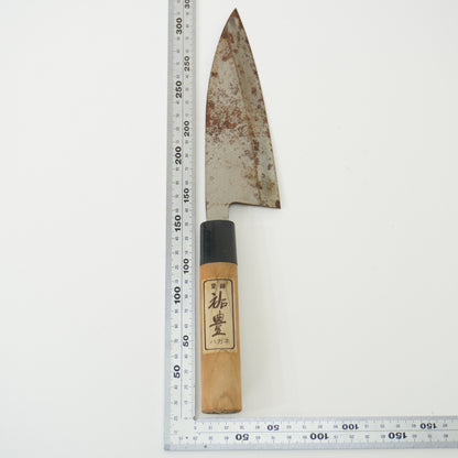 Japanese Used Kitchen Knife Lot 3 Set Incl. Rare Takohiki Sushi Sasimi F-419