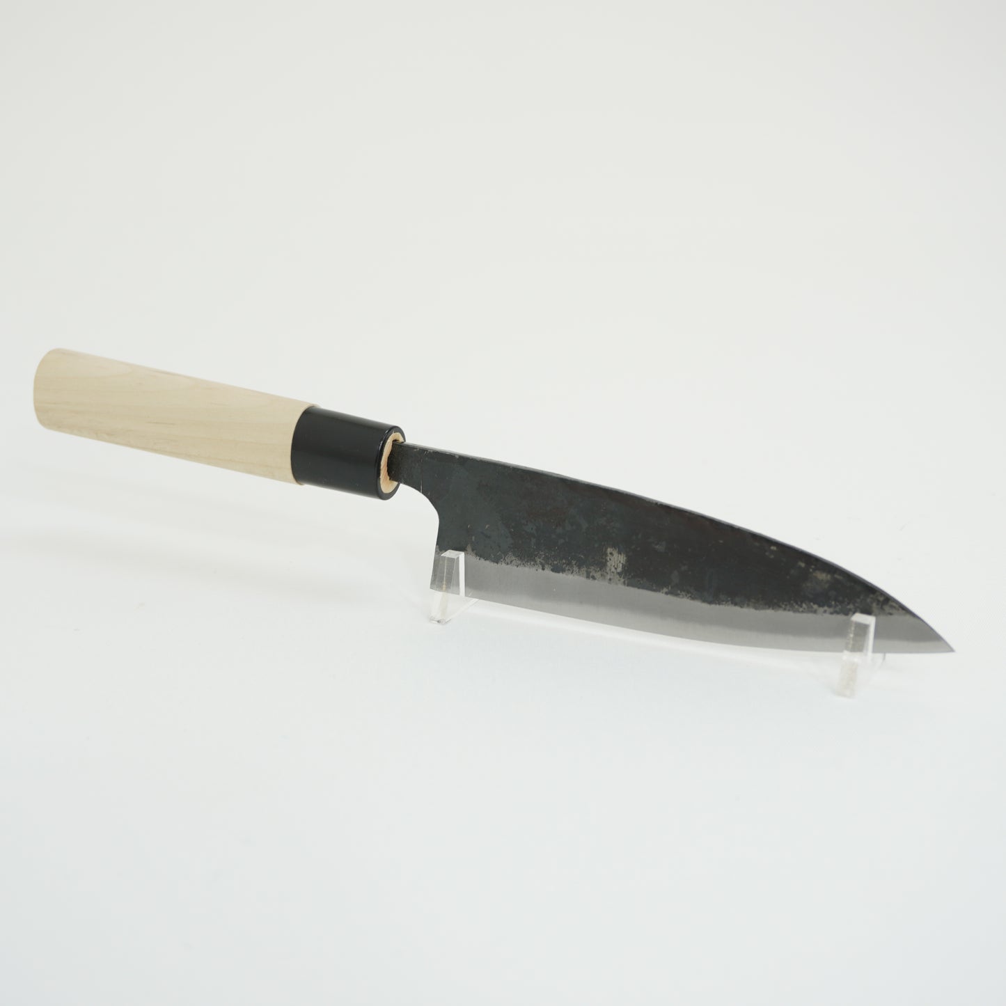 Japanese Used Black Blade Kitchen Knife Lot 3 Set Sushi Sasimi F-420