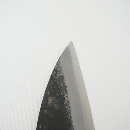 Japanese Used Black Blade Kitchen Knife Lot 3 Set Sushi Sasimi F-420