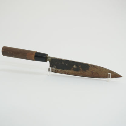 Japanese Used Black Blade Kitchen Knife Lot 3 Set Sushi Sasimi F-420