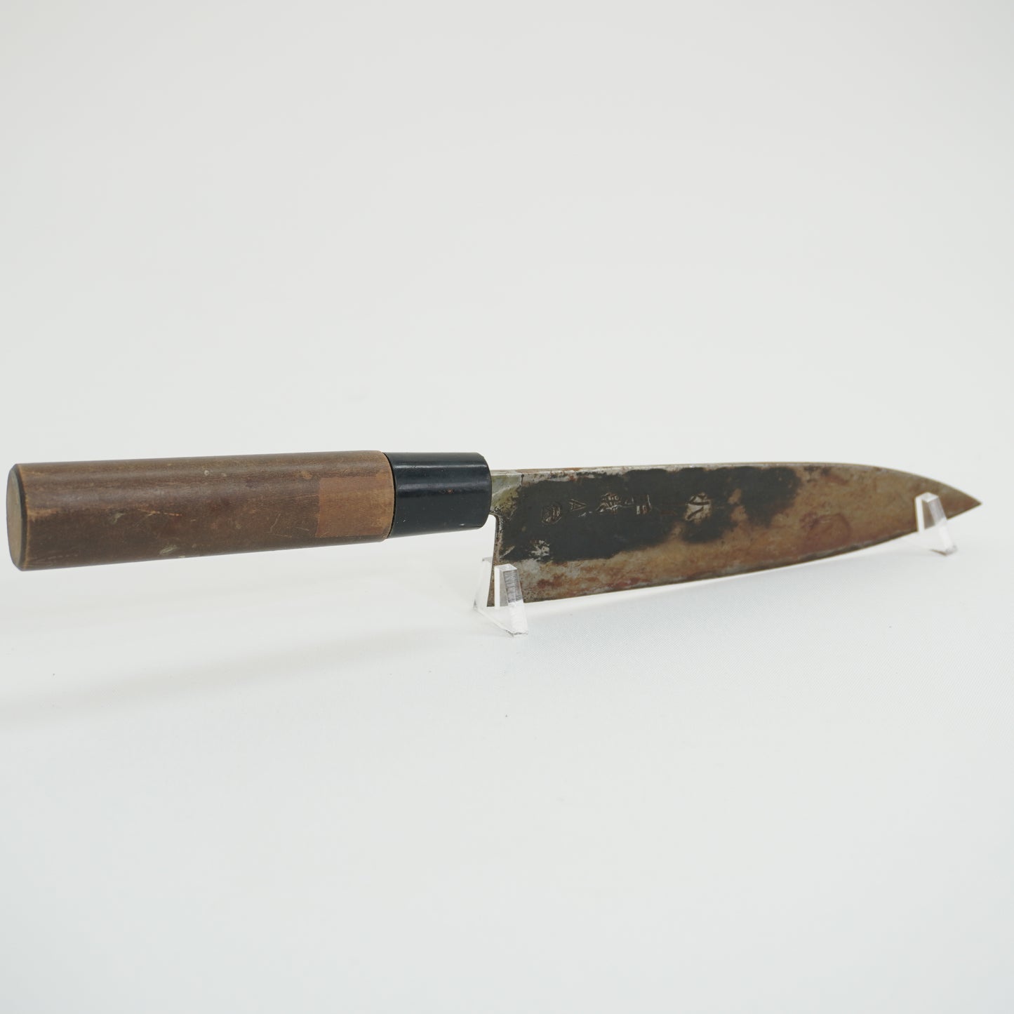 Japanese Used Black Blade Kitchen Knife Lot 3 Set Sushi Sasimi F-420