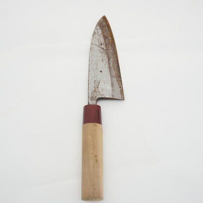 Japanese Used Vintage Kitchen Knife Lot 3 Set Sushi Sasimi F-422