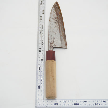 Japanese Used Vintage Kitchen Knife Lot 3 Set Sushi Sasimi F-422