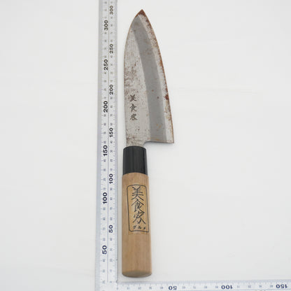 Japanese Used Vintage Kitchen Knife Lot 3 Set Sushi Sasimi F-422