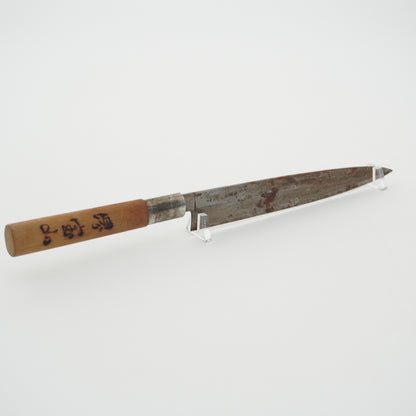 Japanese Used Vintage Kitchen Knife Lot 3 Set Sushi Sasimi F-422