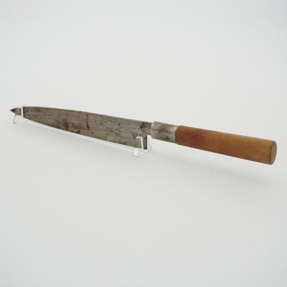 Japanese Used Vintage Kitchen Knife Lot 3 Set Sushi Sasimi F-422