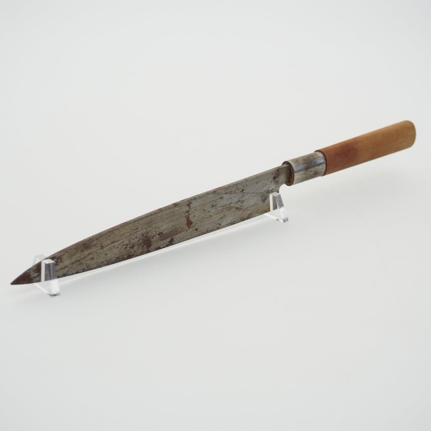 Japanese Used Vintage Kitchen Knife Lot 3 Set Sushi Sasimi F-422