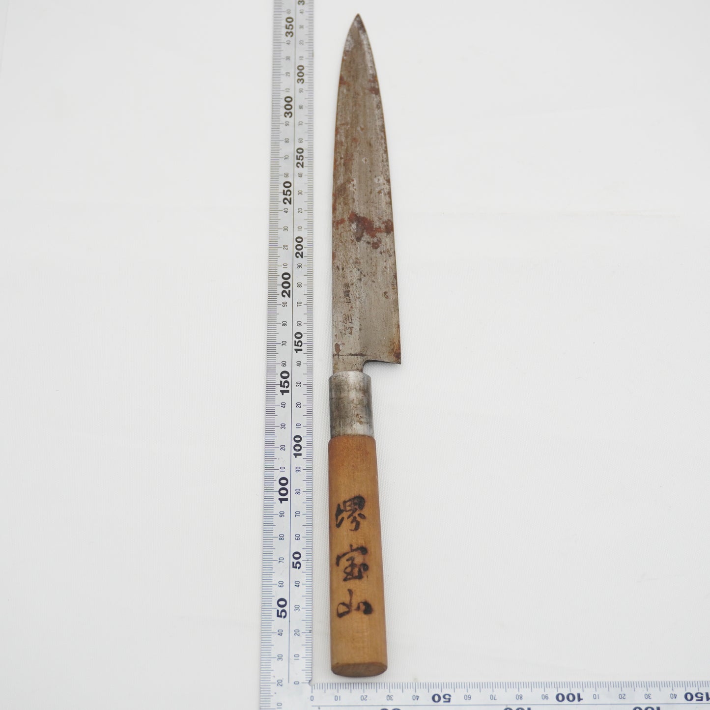 Japanese Used Vintage Kitchen Knife Lot 3 Set Sushi Sasimi F-422