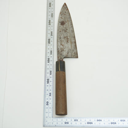 Japanese Used Vintage Kitchen Knife Lot 3 Set Sushi Sasimi F-423