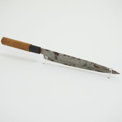 Japanese Used Vintage Kitchen Knife Lot 3 Set Sushi Sasimi F-423
