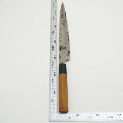 Japanese Used Vintage Kitchen Knife Lot 3 Set Sushi Sasimi F-423