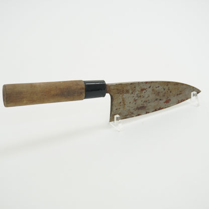 Japanese Used Vintage Kitchen Knife Lot 2 Set Sushi Sasimi F-424