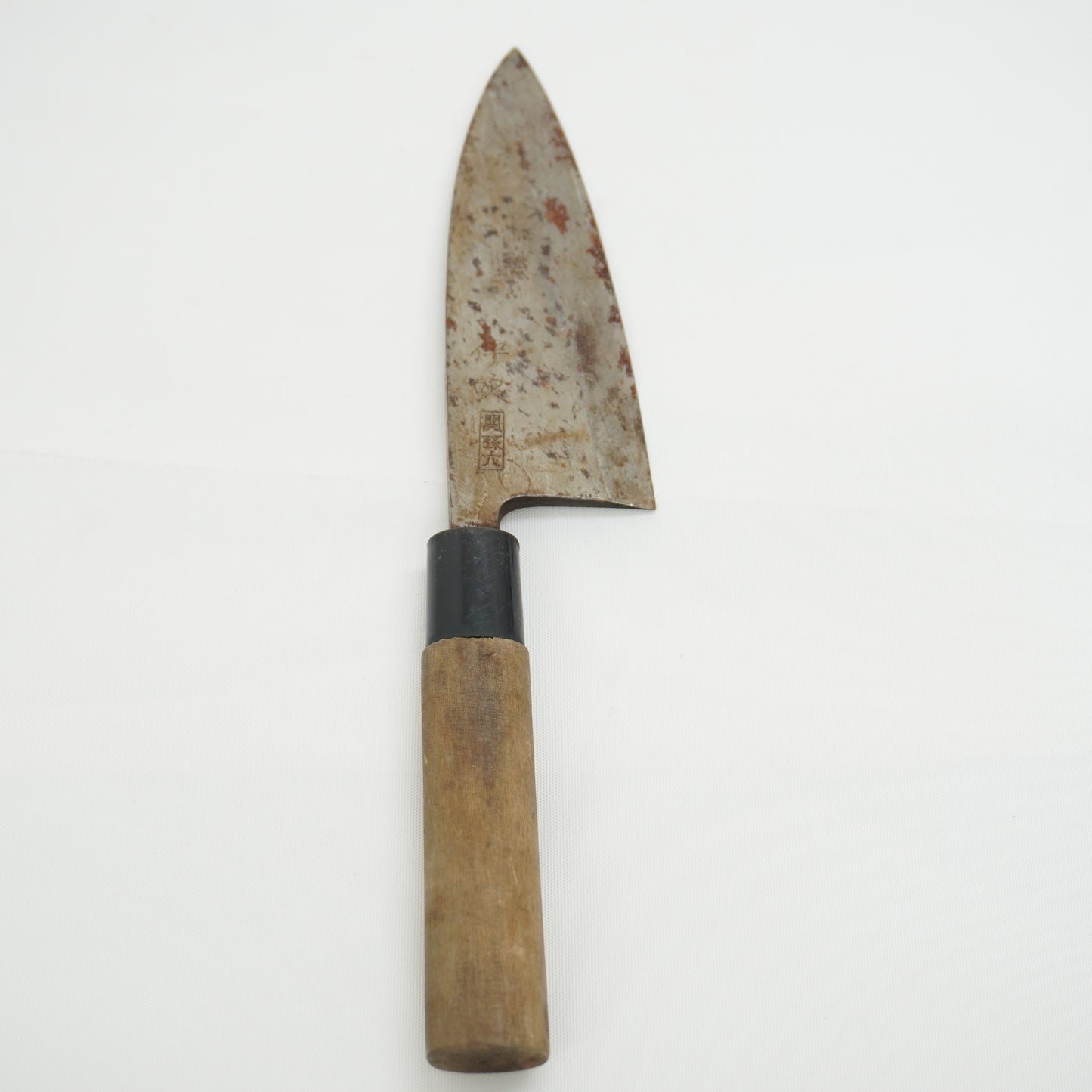 Japanese Used Vintage Kitchen Knife Lot 2 Set Sushi Sasimi F-424