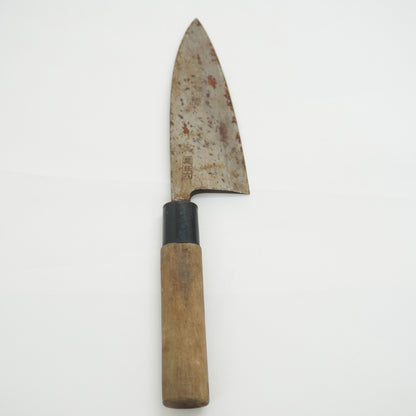 Japanese Used Vintage Kitchen Knife Lot 2 Set Sushi Sasimi F-424