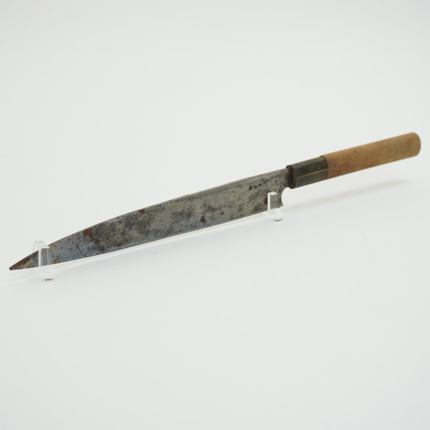 Japanese Used Vintage Kitchen Knife Lot 2 Set Sushi Sasimi F-424