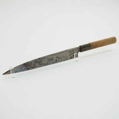 Japanese Used Vintage Kitchen Knife Lot 2 Set Sushi Sasimi F-424