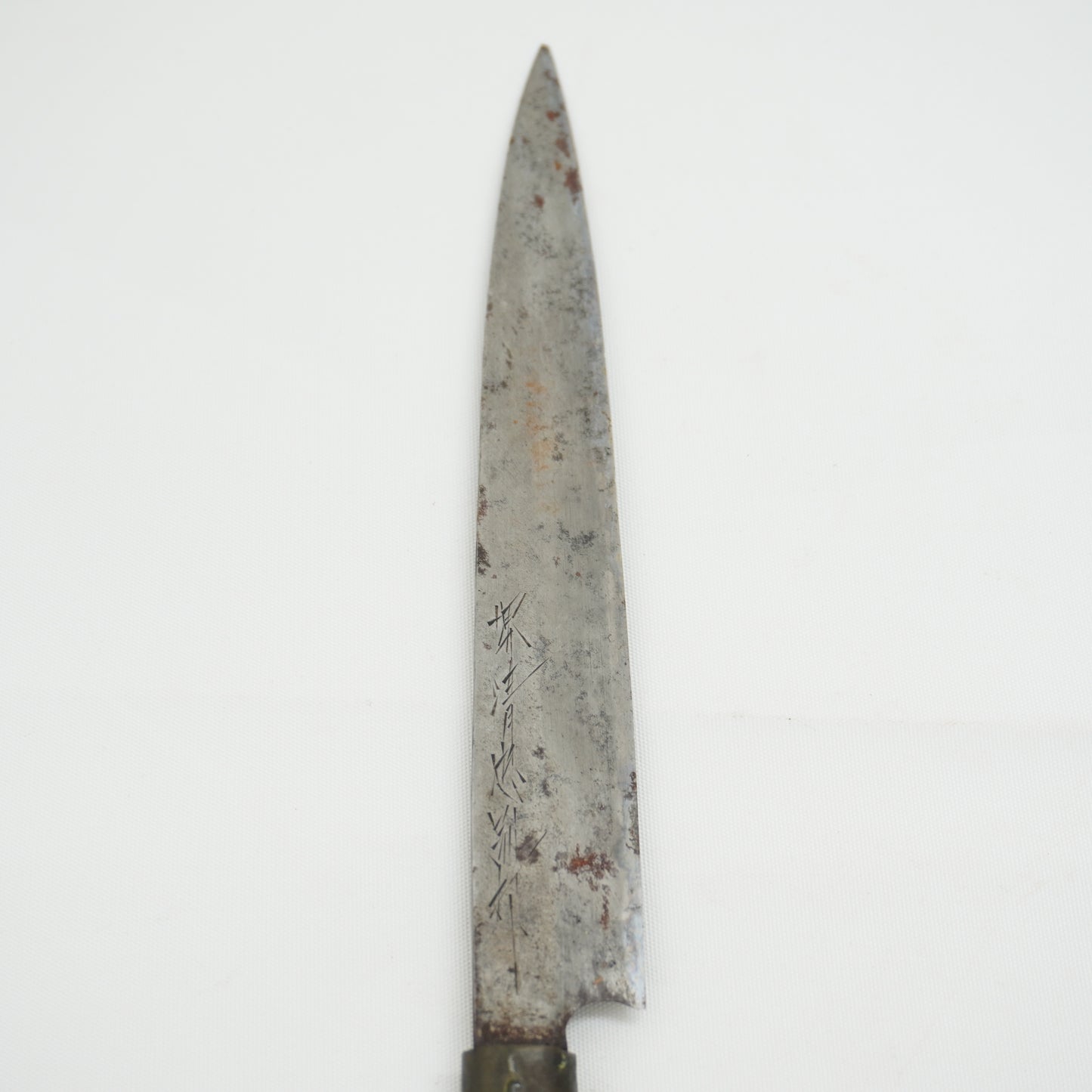 Japanese Used Vintage Kitchen Knife Lot 2 Set Sushi Sasimi F-424