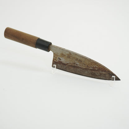 Japanese Used Kitchen Knife Lot 2 Set Sushi Sasimi For Restoration F-425