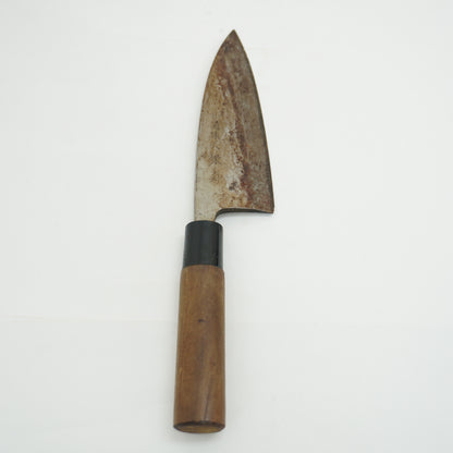 Japanese Used Kitchen Knife Lot 2 Set Sushi Sasimi For Restoration F-425