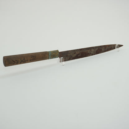 Japanese Used Kitchen Knife Lot 2 Set Sushi Sasimi For Restoration F-425