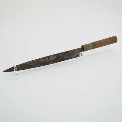 Japanese Used Kitchen Knife Lot 2 Set Sushi Sasimi For Restoration F-425