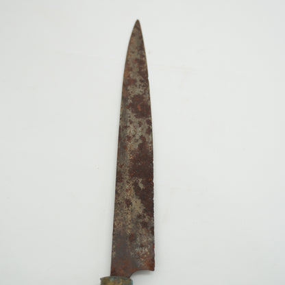 Japanese Used Kitchen Knife Lot 2 Set Sushi Sasimi For Restoration F-425
