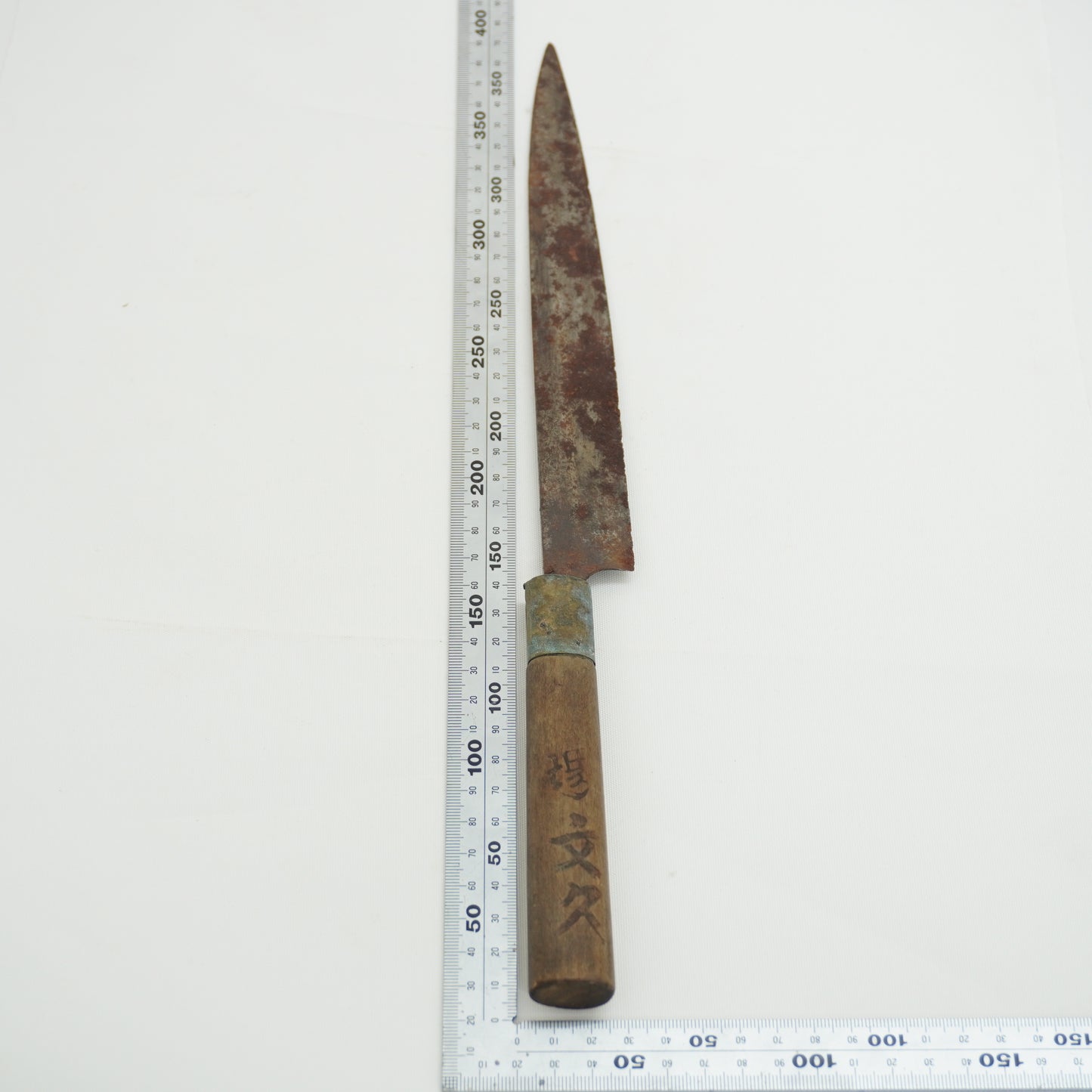 Japanese Used Kitchen Knife Lot 2 Set Sushi Sasimi For Restoration F-425