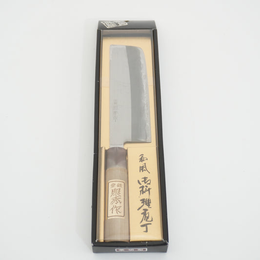 Japanese Used Kitchen Nakiri Knife Boxed Sushi Sasimi F-430
