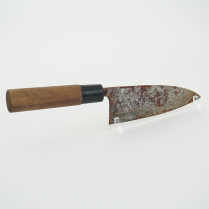 Japanese Used Kitchen Knife Lot 2 Set Sushi Sasimi For Restoration F-432
