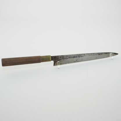 Japanese Used Kitchen Knife Lot 2 Set Sushi Sasimi For Restoration F-432