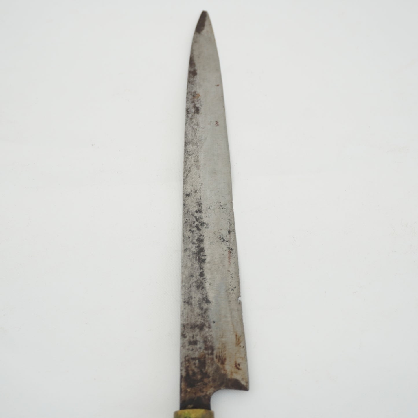 Japanese Used Kitchen Knife Lot 2 Set Sushi Sasimi For Restoration F-432