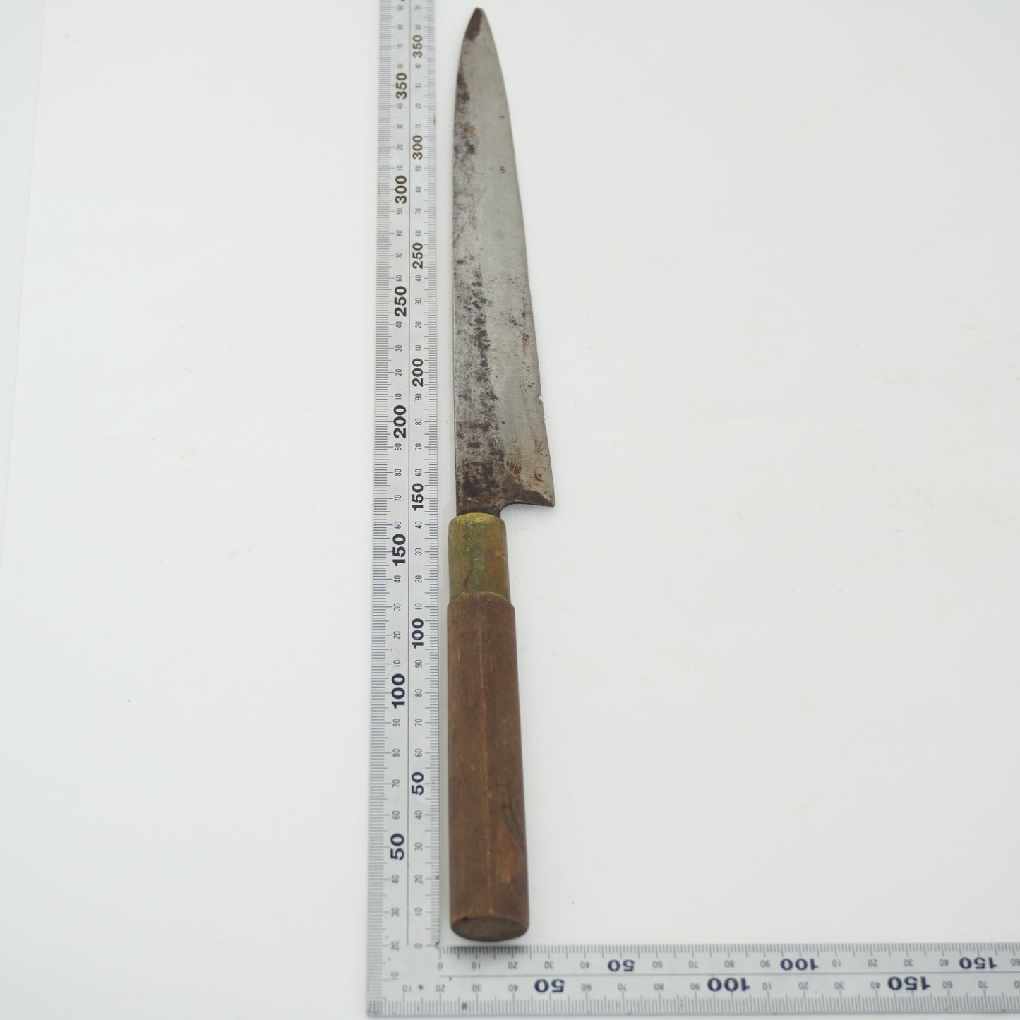 Japanese Used Kitchen Knife Lot 2 Set Sushi Sasimi For Restoration F-432